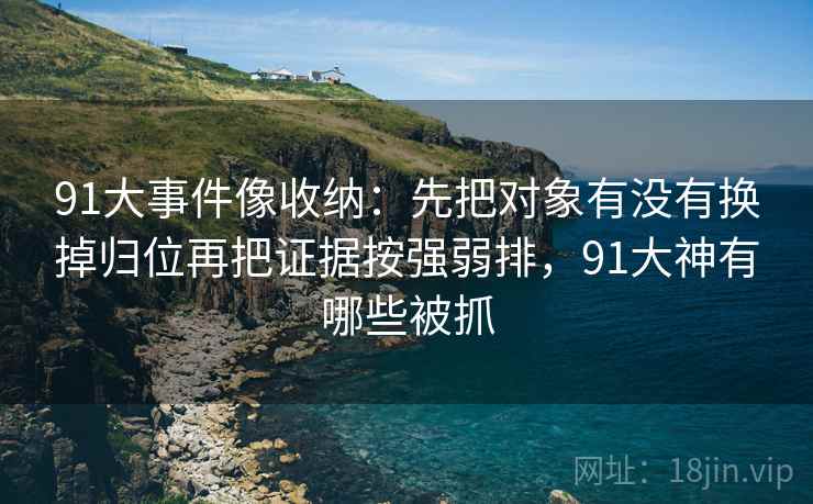 91大事件像收纳：先把对象有没有换掉归位再把证据按强弱排，91大神有哪些被抓